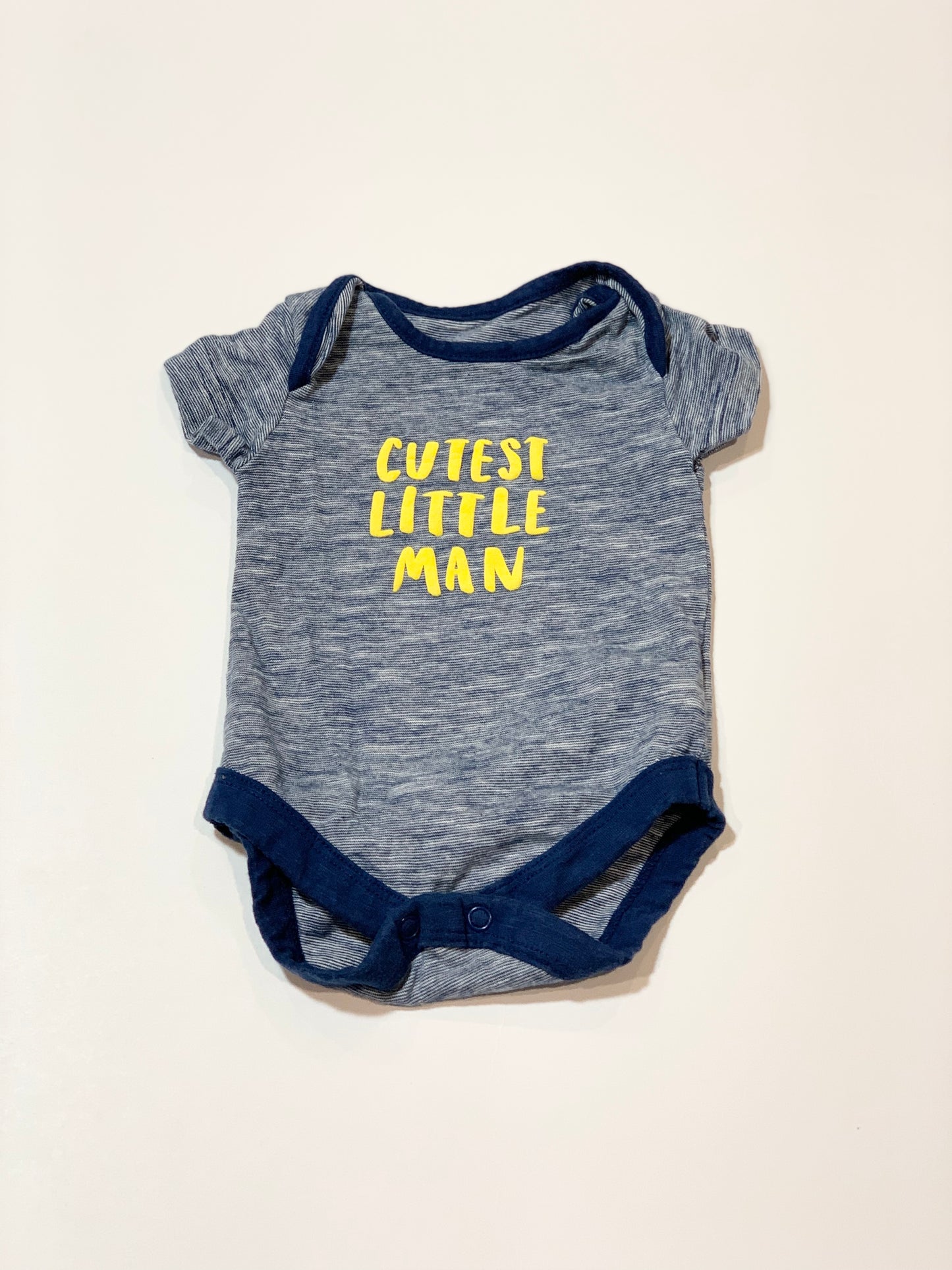 Cutest little man bodysuit - Size 0000