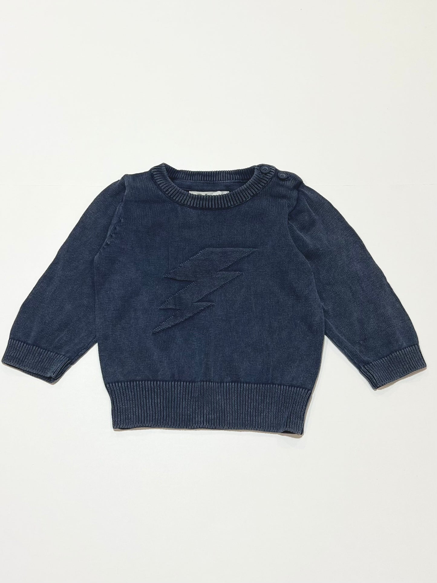 Grey knit jumper - Size 000