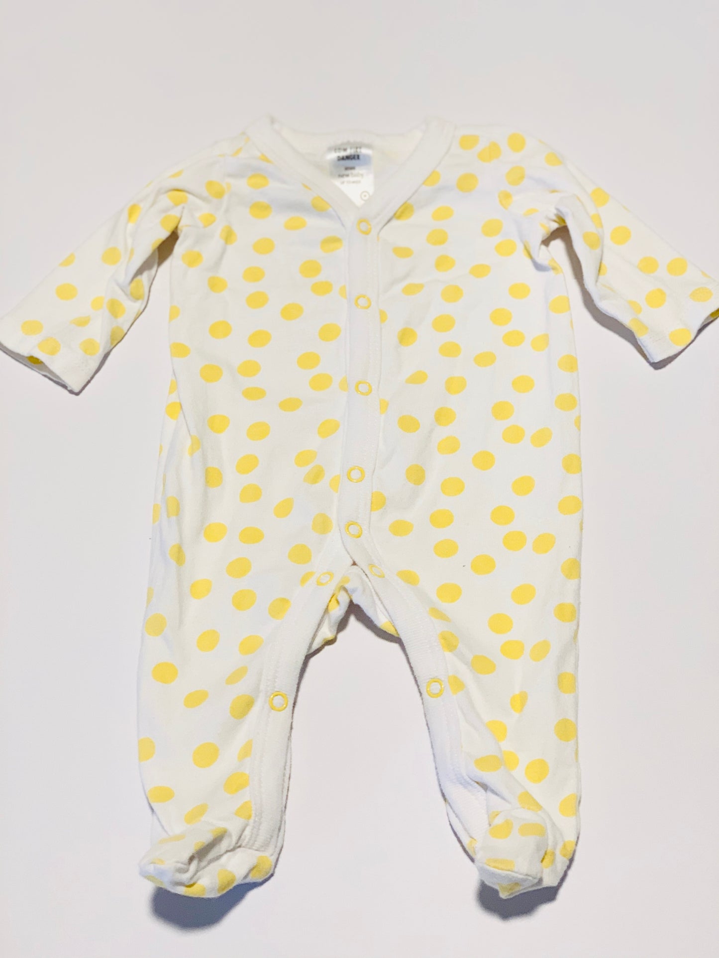 Yellow dot oneise - Size 0000
